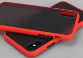 Husa Colored Buttons Iphone 12 Pro Max Red